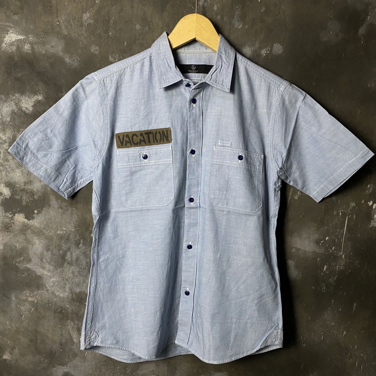 Japanese Brand × United Arrows beauty & youth united arrows vacation chambray shirt Size US M / EU 48-50 / 2 - 2 Thumbnail