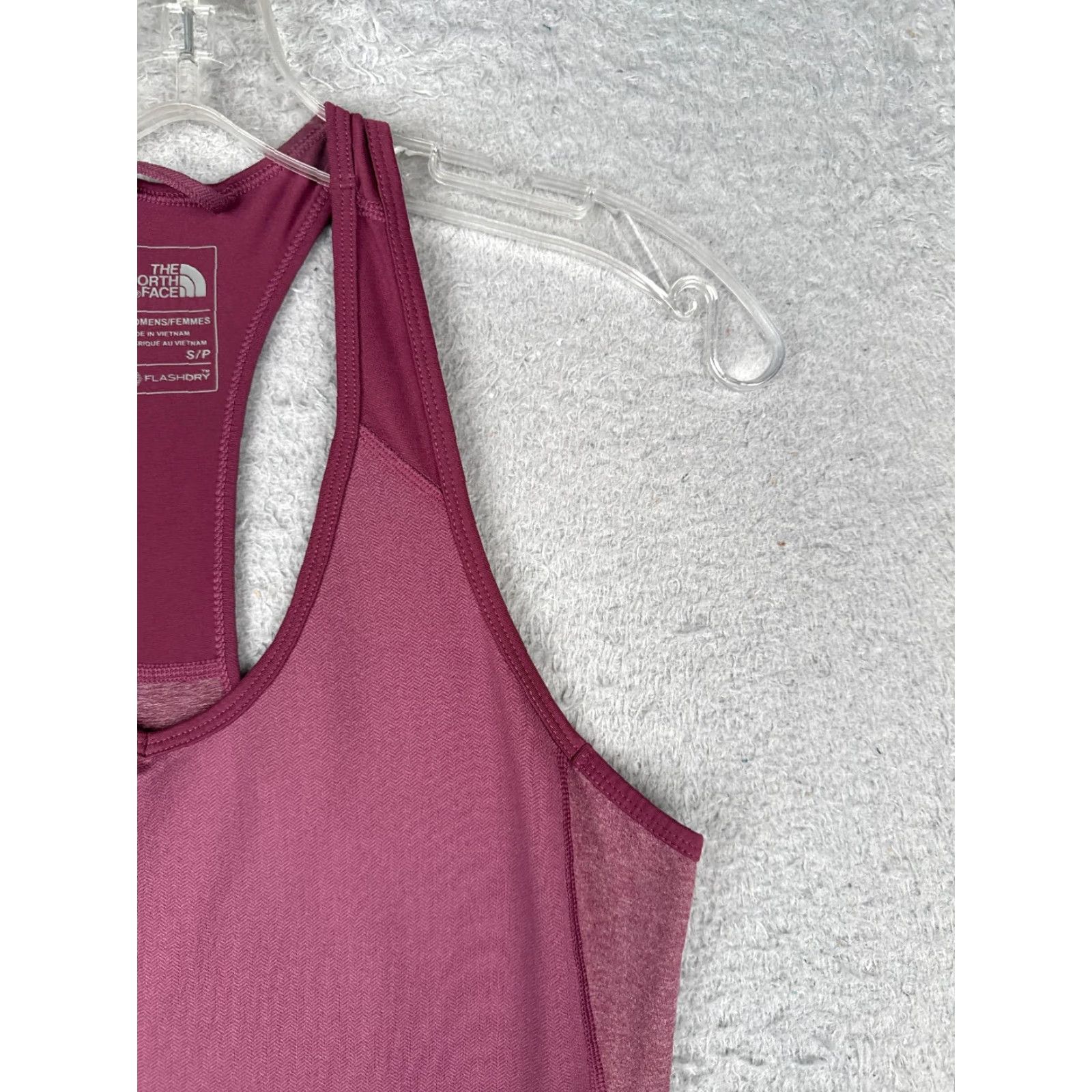 The North Face The North Face Shirt Women Small Purple Tank Sleeveless V-Neck Poly Blend Gym Size S / US 4 / IT 40 - 2 Thumbnail