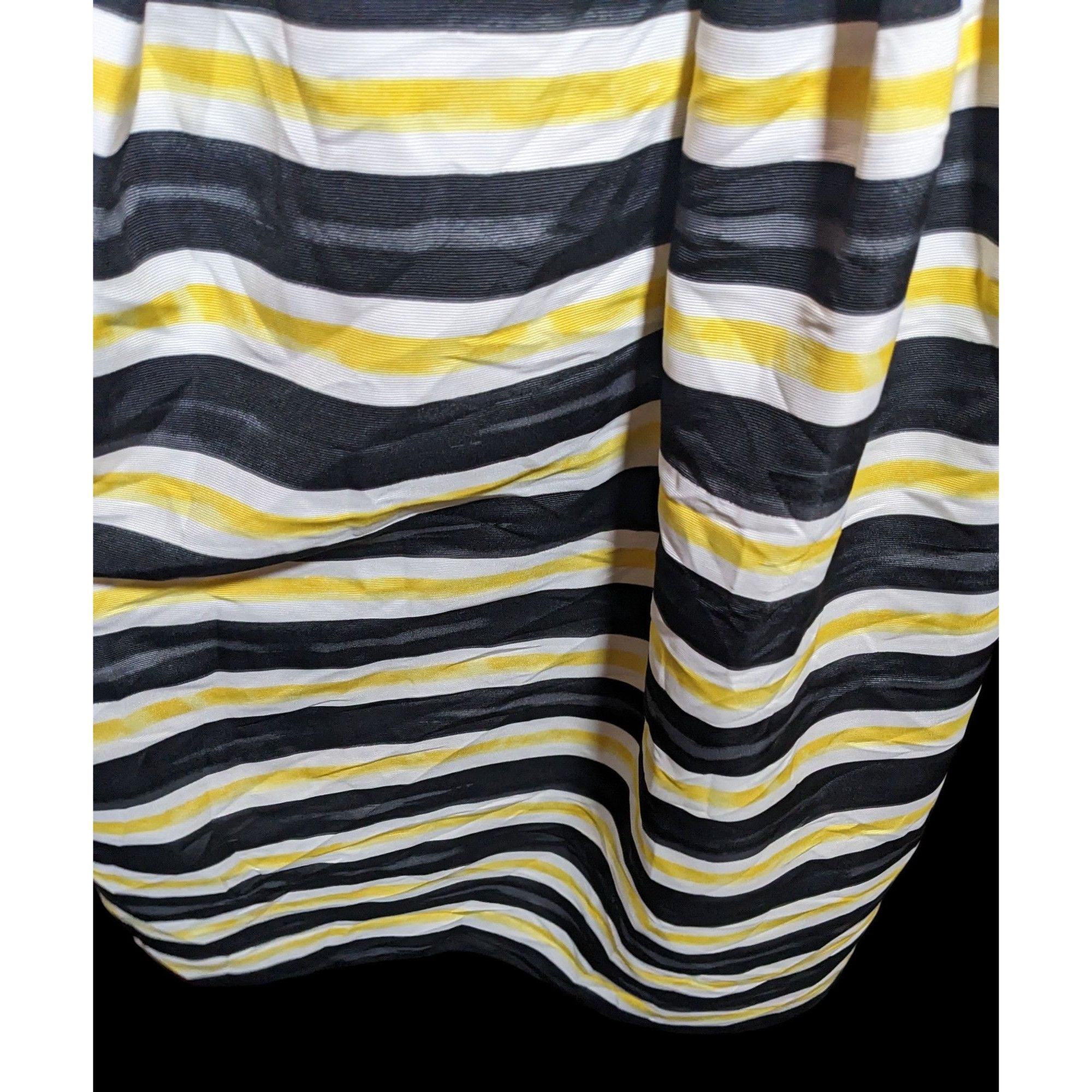 Other Eva Mendes For New York & Company Black And Yellow Striped S Size 34" / US 12 / IT 48 - 3 Thumbnail