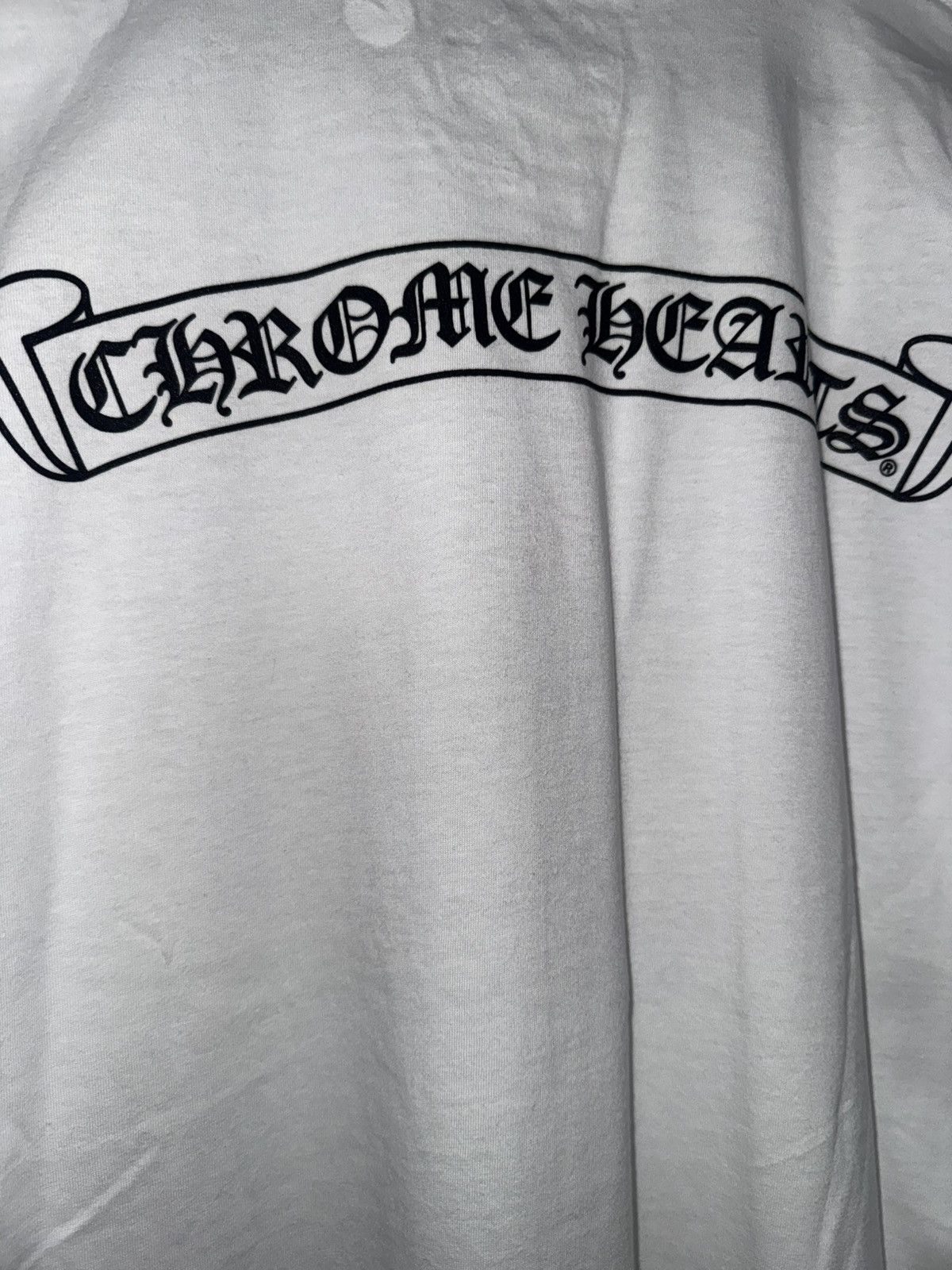Chrome Hearts Chrome Hearts Scroll Logo Pocket T-shirt White Size US L / EU 52-54 / 3 - 9 Thumbnail
