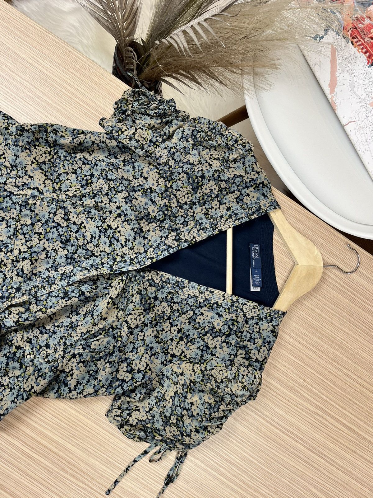 Designer × Polo Ralph Lauren Polo Ralph Lauren Bailey Floral Black Dress Size 4 Size S / US 4 / IT 40 - 3 Thumbnail