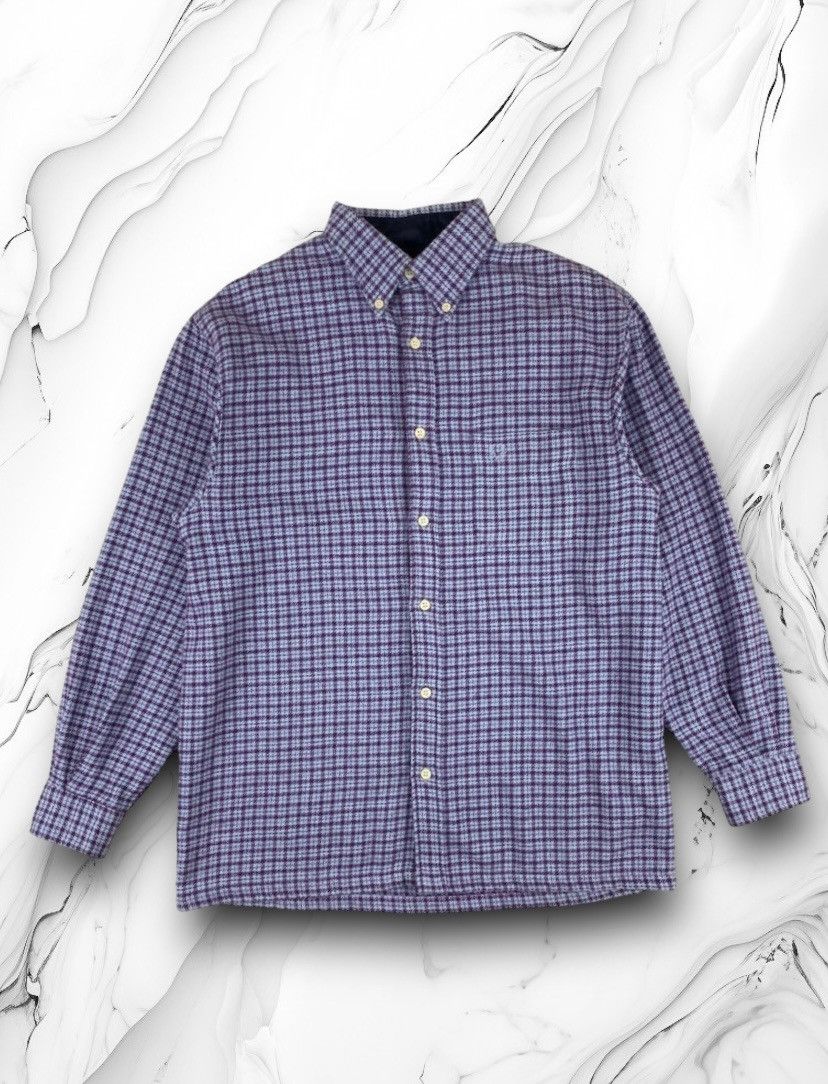 Fred Perry Vintage Fred Perry Button Up Long Sleeve Overshot Shirt Size US M / EU 48-50 / 2 - 1 Thumbnail