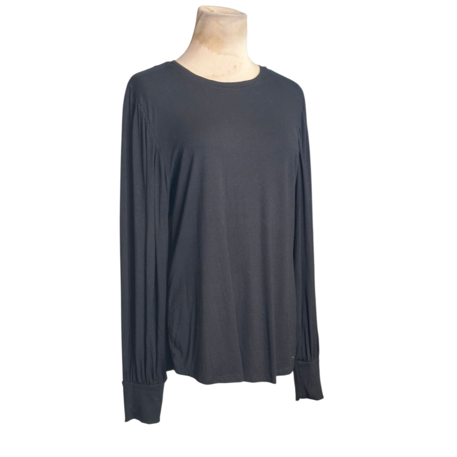 Elie Tahari Tahari black long balloon sleeves blouse size Medium Size S / US 4 / IT 40 - 15 Thumbnail