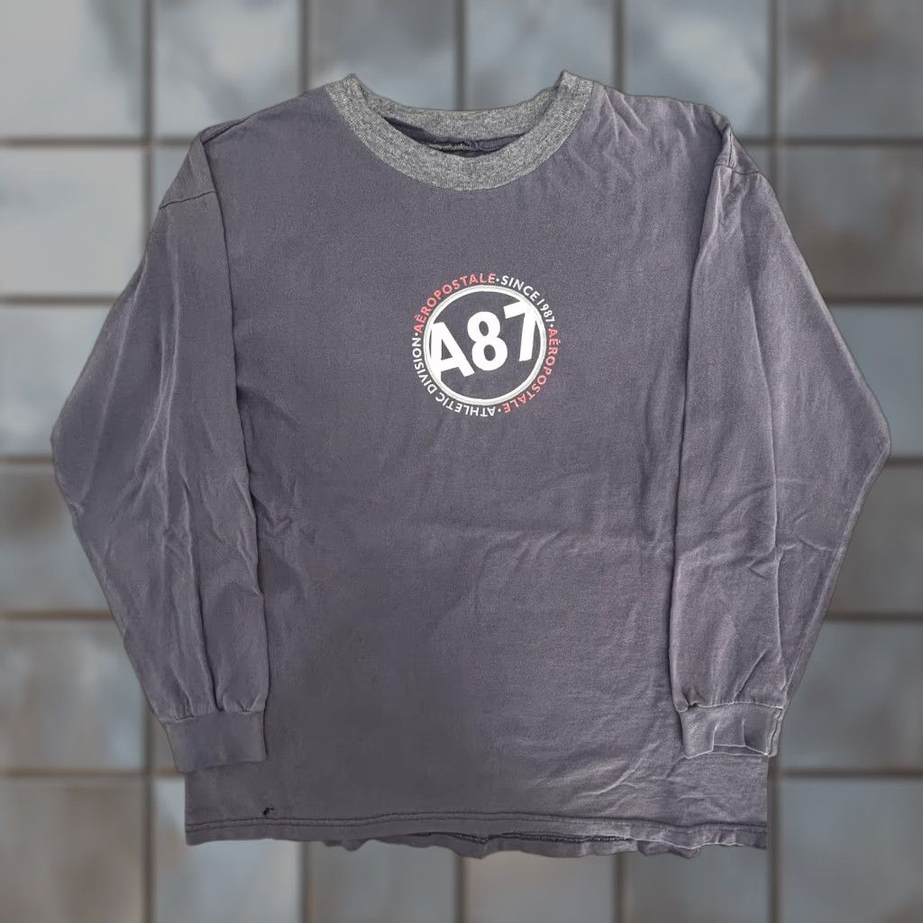 Vintage VINTAGE Aeropostale Shirt Mens Large Long Sleeve Thrashed Athletic Division Y2K Size US L / EU 52-54 / 3 - 1 Thumbnail