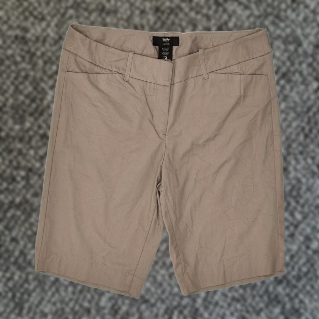 Mossimo MOSSIMO Womens Casual Shorts Large W36 Brown Cotton US 12 Size 36" / US 14 / IT 50 - 1 Thumbnail
