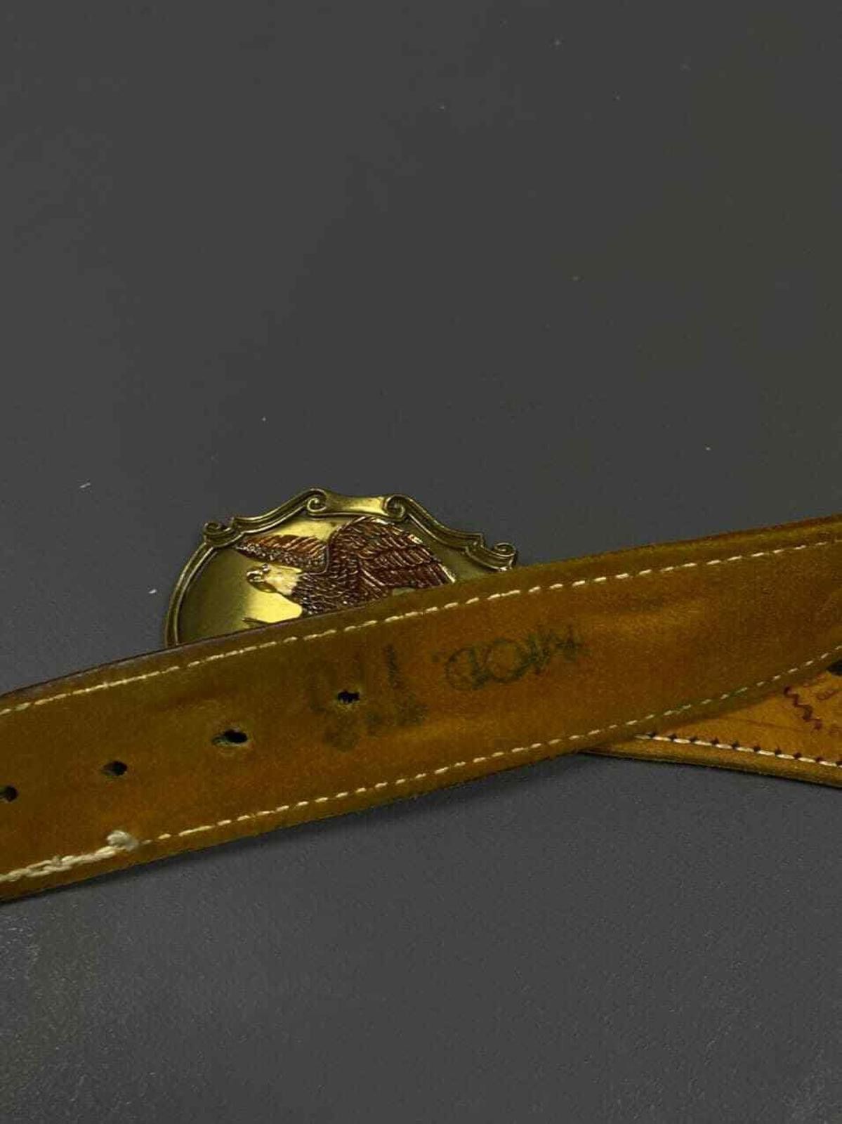 Designer Vintage 1978 Raintree Metal Eagle American Belt Mens 40 Size ONE SIZE - 5 Thumbnail