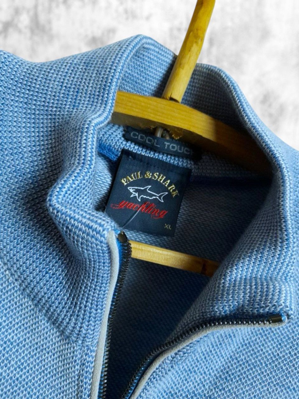 Other Paul & Shark Blue Knitted Zip Up Pullover new Size US XL / EU 56 / 4 - 5 Thumbnail
