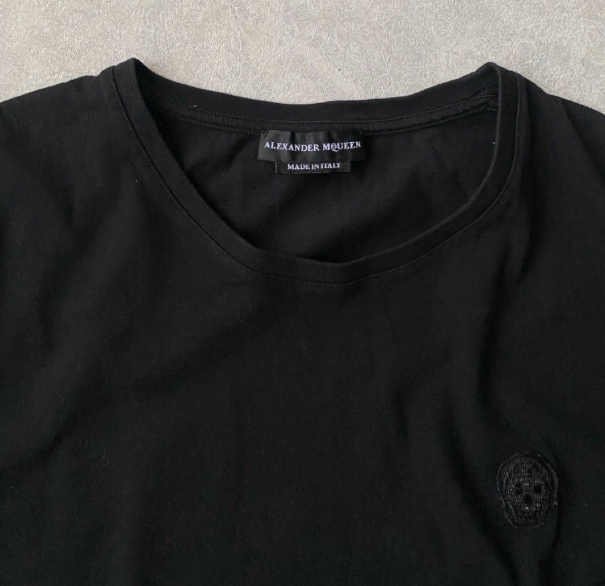 Alexander McQueen Alexander McQueen Black Skull Patch T-Shirt Size US M / EU 48-50 / 2 - 3 Thumbnail