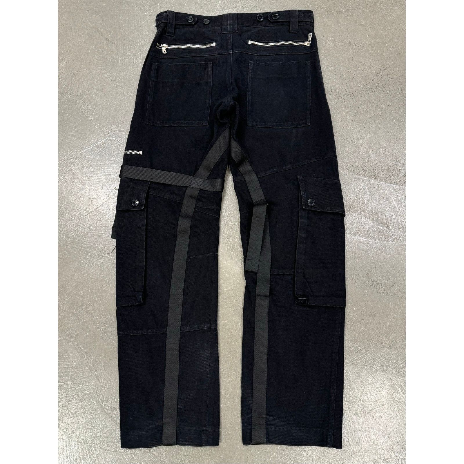 Dolce & Gabbana A/W 2003 Dolce & Gabbana runway bondage parachute pants Size 30" / US 8 / IT 44 - 2 Thumbnail