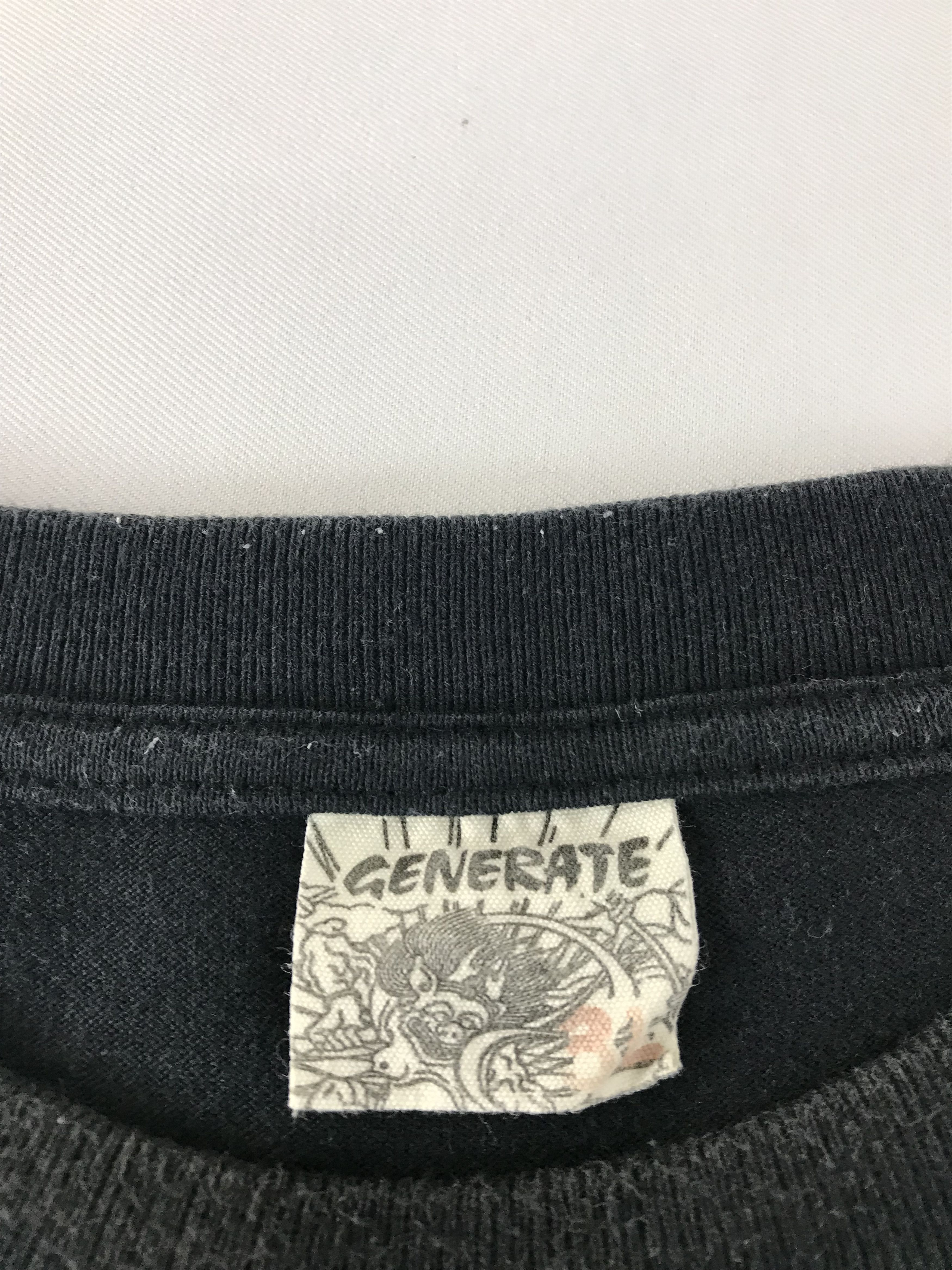 Japanese Brand Generate Printed Fish Dragon Big Logo Design Long Sleeve Size US M / EU 48-50 / 2 - 7 Thumbnail
