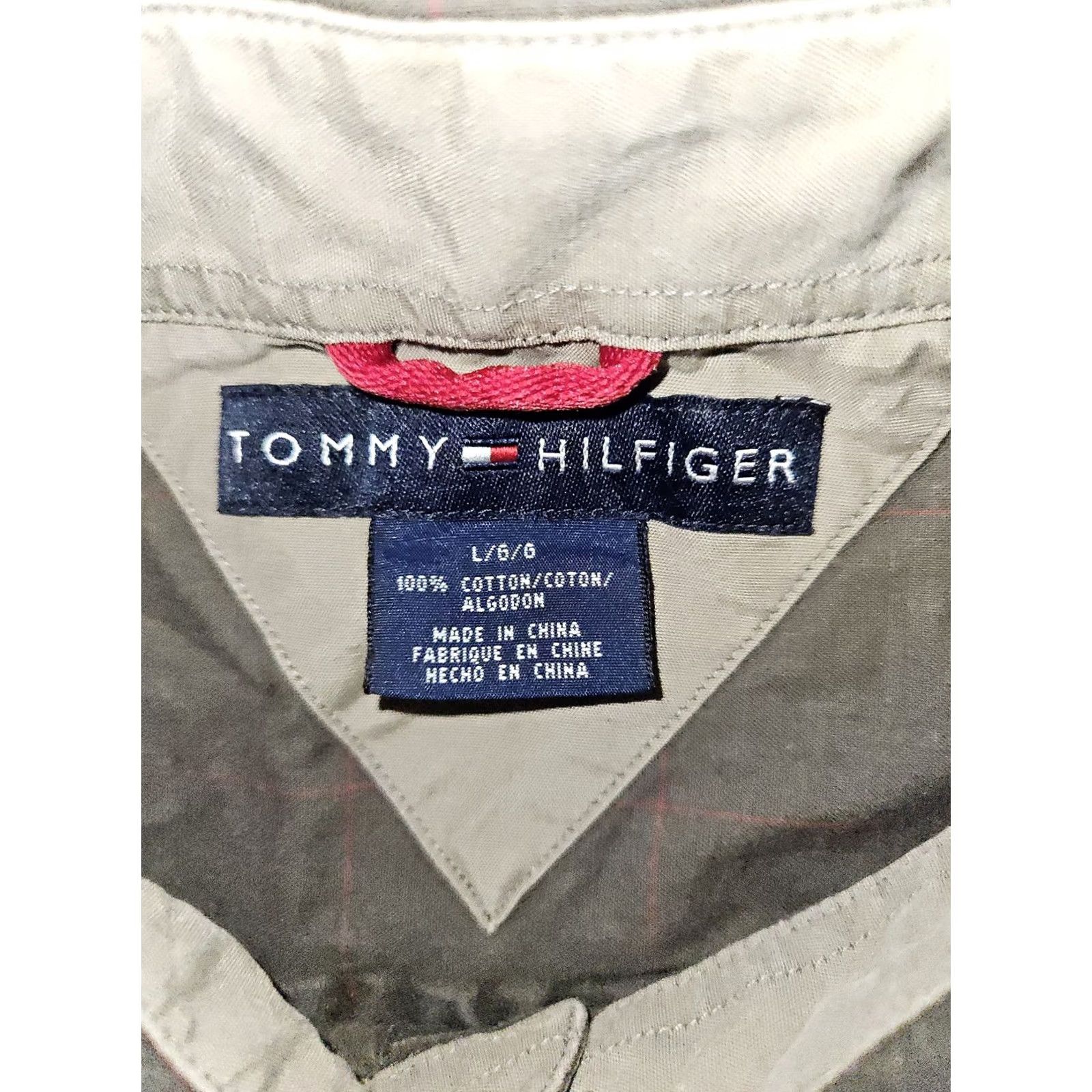 Tommy Hilfiger Tommy Hilfiger Shirt Mens Large Brown Plaid Button Up Long Sleeve Pocket Size US L / EU 52-54 / 3 - 2 Thumbnail