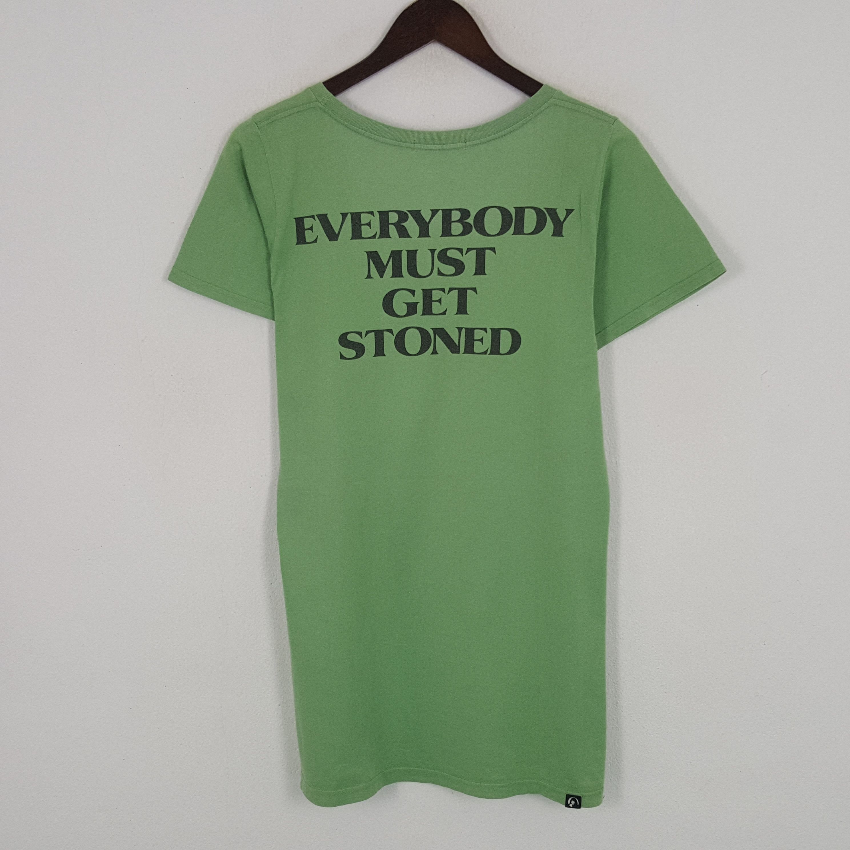 Hysteric Glamour × Japanese Brand × Vintage Vintage Hysteric Glamour Everybody Must Get Stoned Tshirt Size S / US 4 / IT 40 - 3 Thumbnail