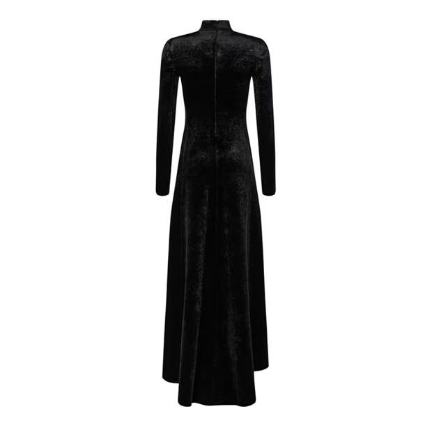 Balenciaga o1g2r1mq0924 Maxi Dresses in Black Size S / US 4 / IT 40 - 2 Thumbnail