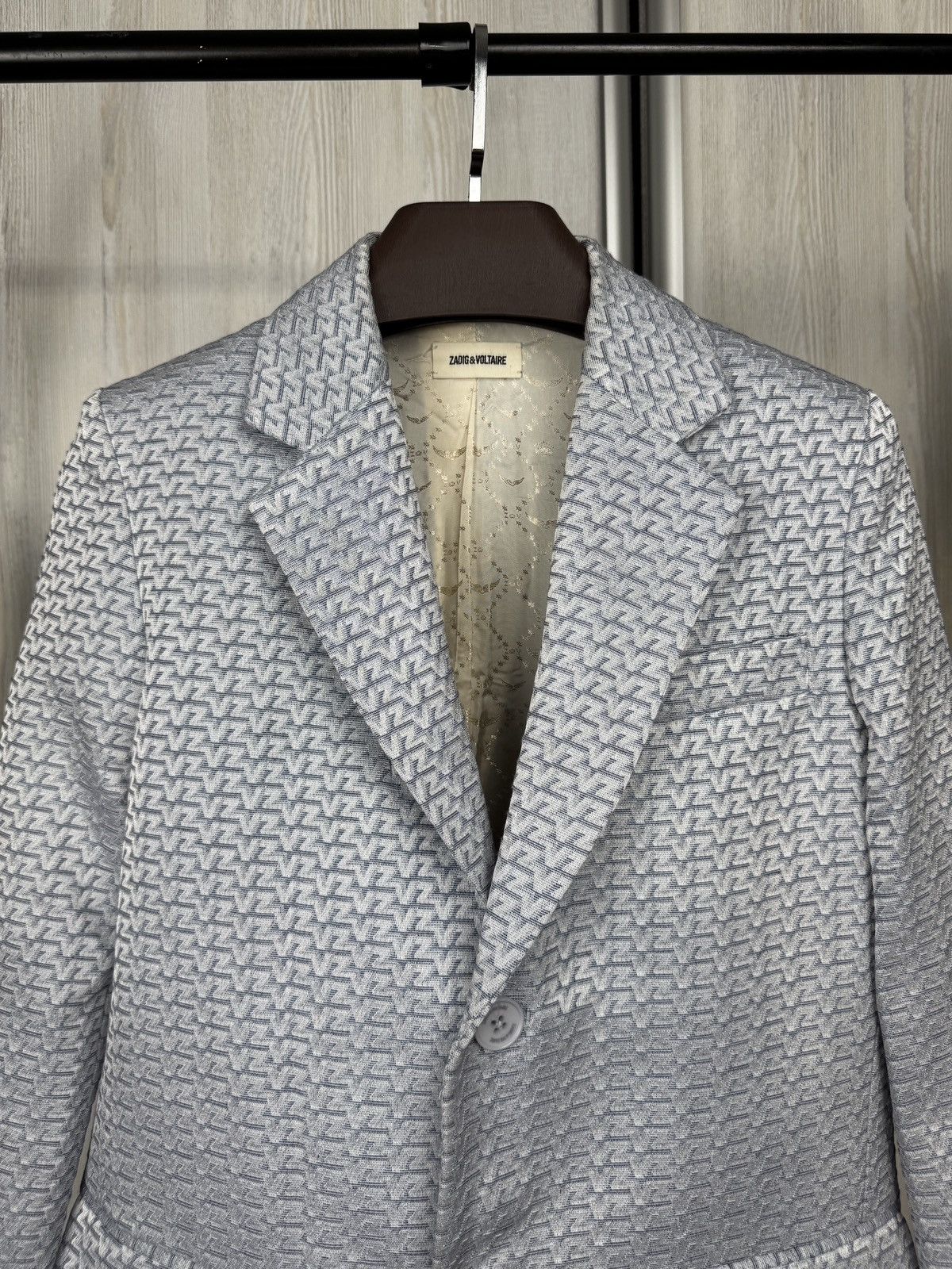 Zadig & Voltaire ZADIG & VOLTAIRE Vanille Jac ZV oversized cotton Blazer Size S / US 4 / IT 40 - 3 Thumbnail