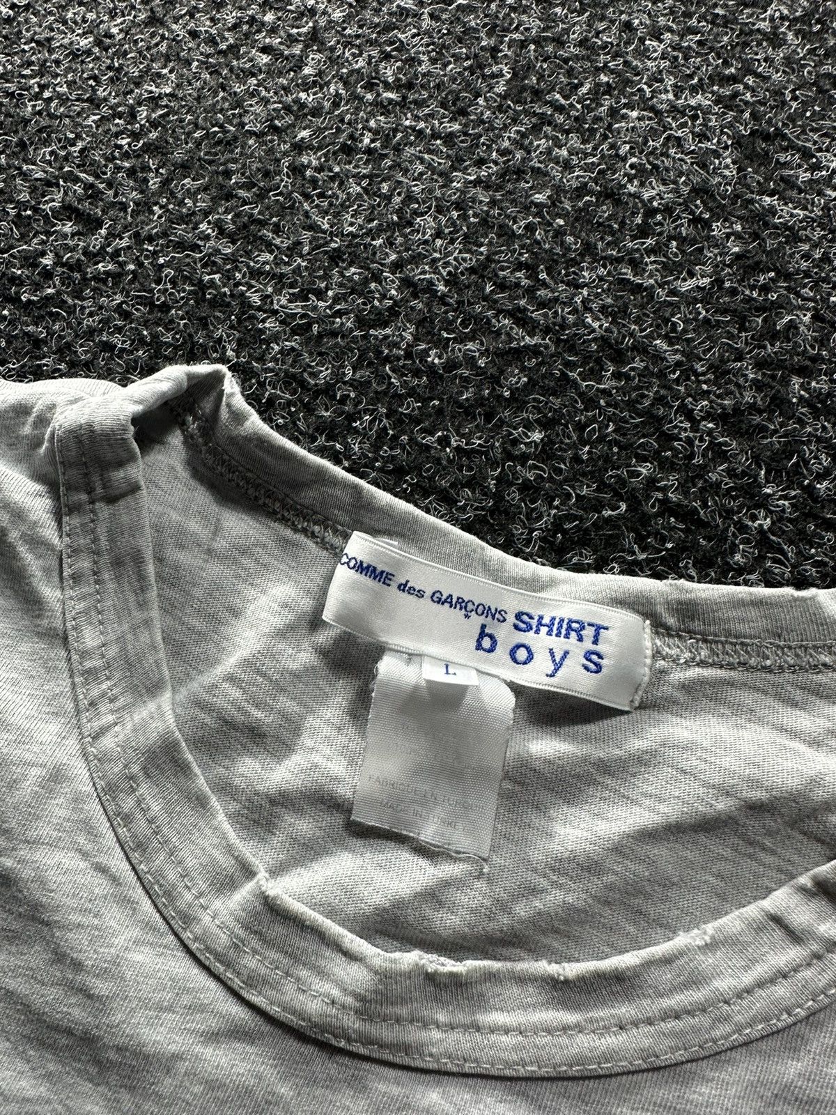Comme des Garcons × Designer GRAIL 🚨Comme des Garcons Boys CDG Shirt RARE COLLECTION Y2K Size US L / EU 52-54 / 3 - 10 Thumbnail
