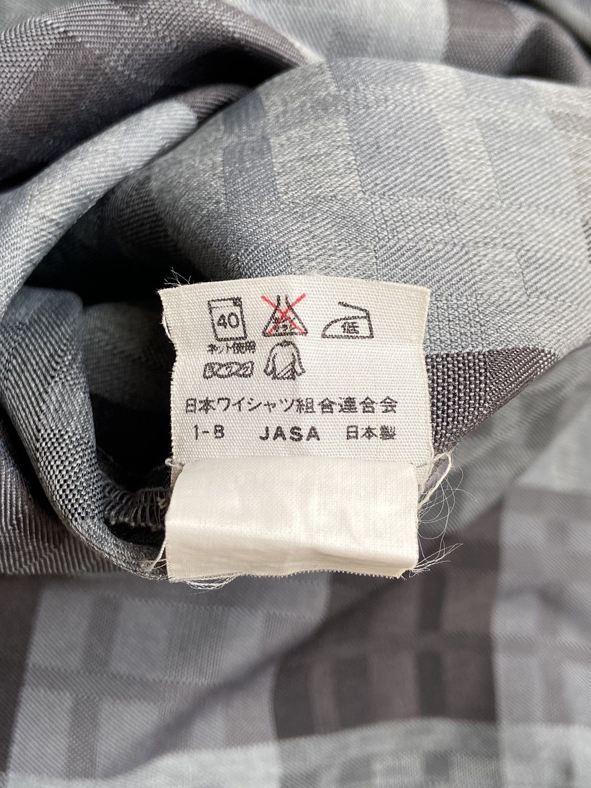 Designer × Japanese Brand CAPITANO Grey Plaid Shirt Size US M / EU 48-50 / 2 - 13 Thumbnail