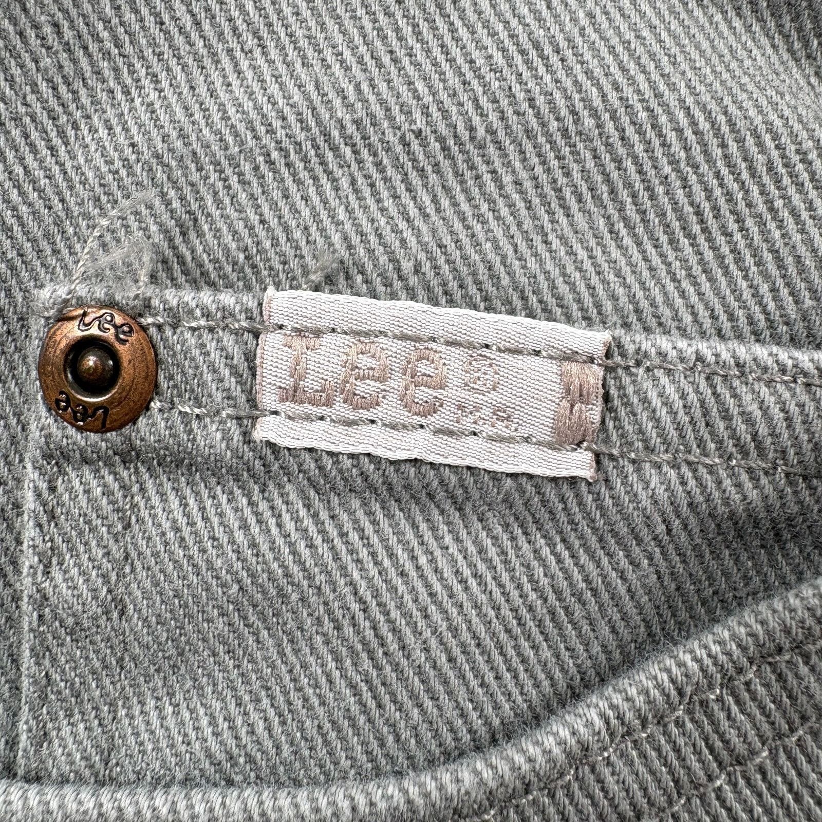 Lee Lee Womens Petite 10 29W X 28L Relaxed Fit Gray Denim Jeans Size 29" - 5 Thumbnail