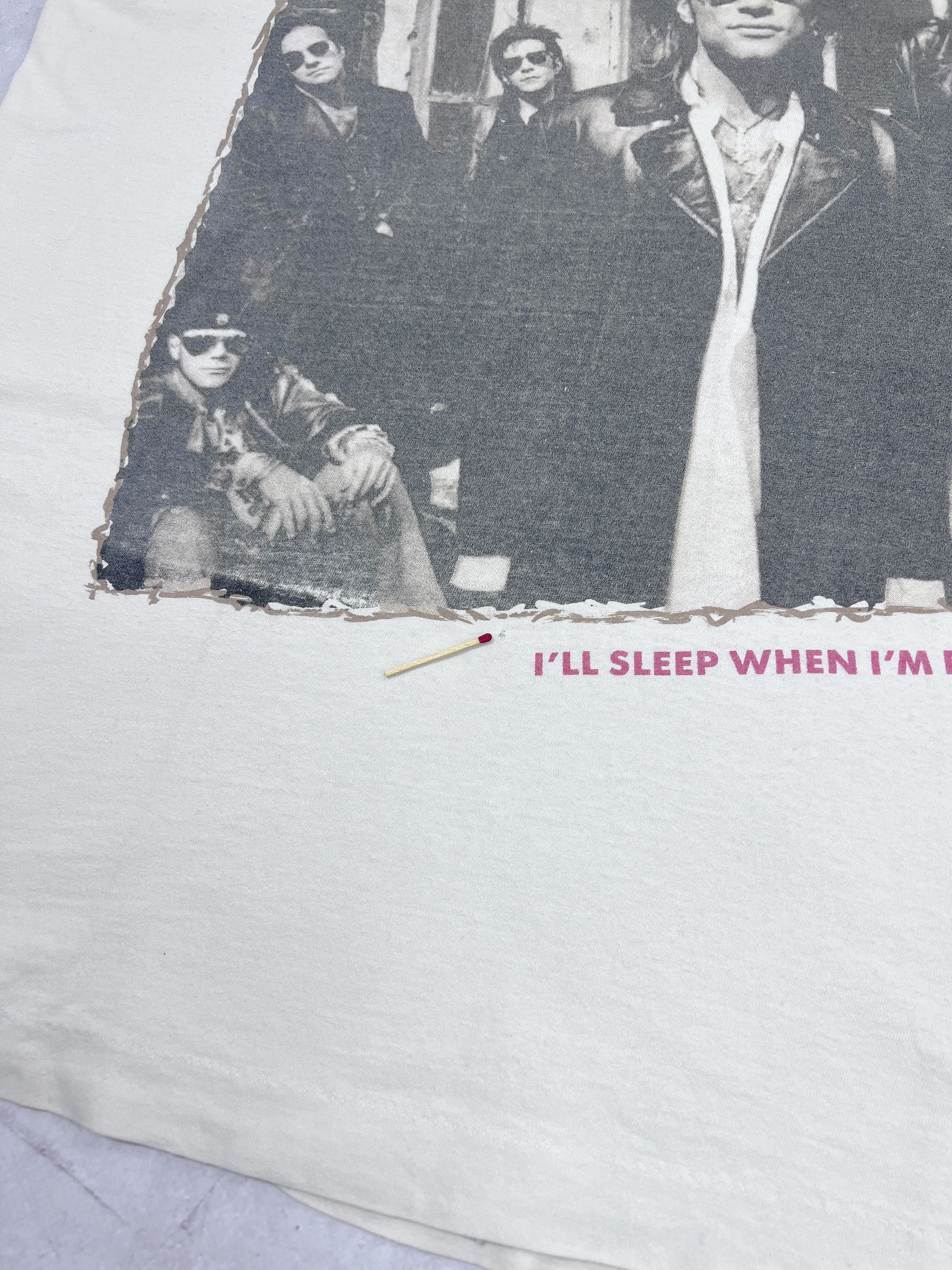 Band Tees × Bon Jovi × Vintage Bon Jovi T-Shirt 1993 I'll Sleep When I'm Dead Eropean Tour Size US L / EU 52-54 / 3 - 8 Thumbnail