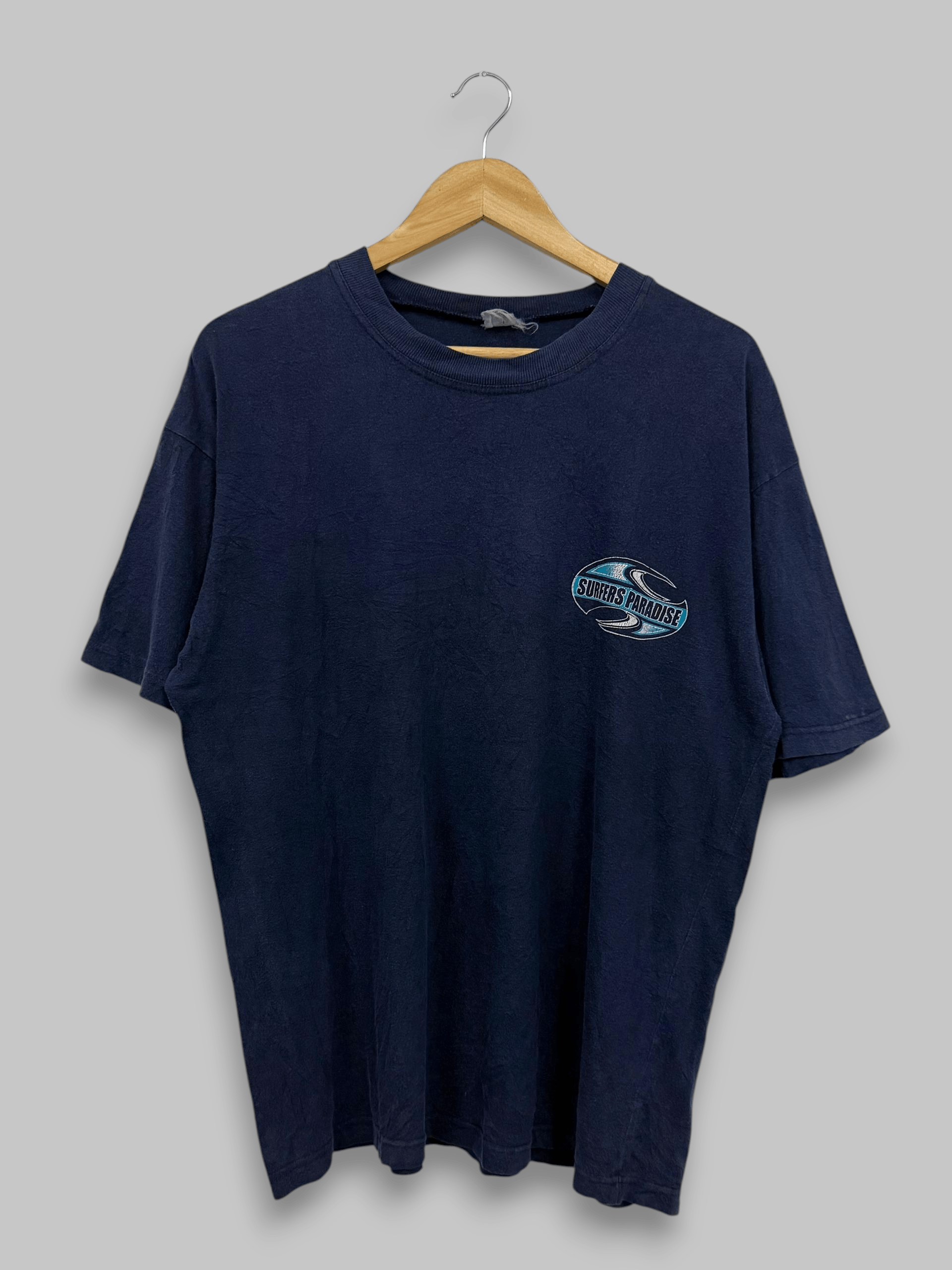 Vintage Vintage 90s SURFERS PARADlSE surf hawaii piko t&c shirt Size US XL / EU 56 / 4 - 2 Thumbnail