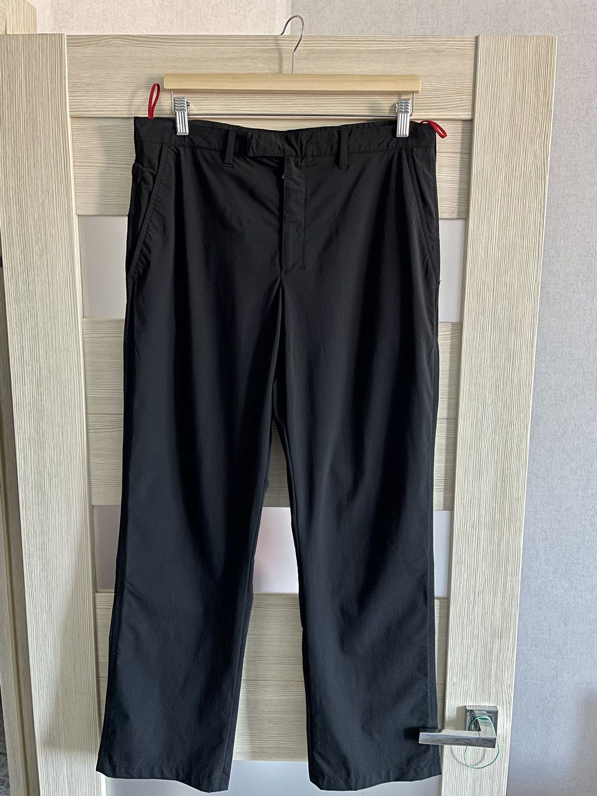 image of Prada Sport Vintage Navy Blue Casual Wide Leg Pant Trousers, Men's (Size 34)