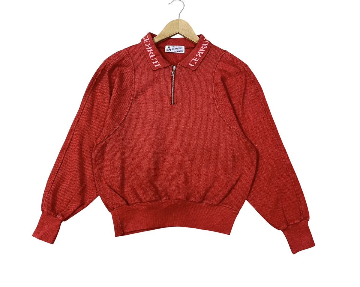 Cerruti 1881 Vintage 90s Cerutti 1881 Sweatshirt Half Zipper Big Logo Size US XS / EU 42 / 0 - 1 Thumbnail