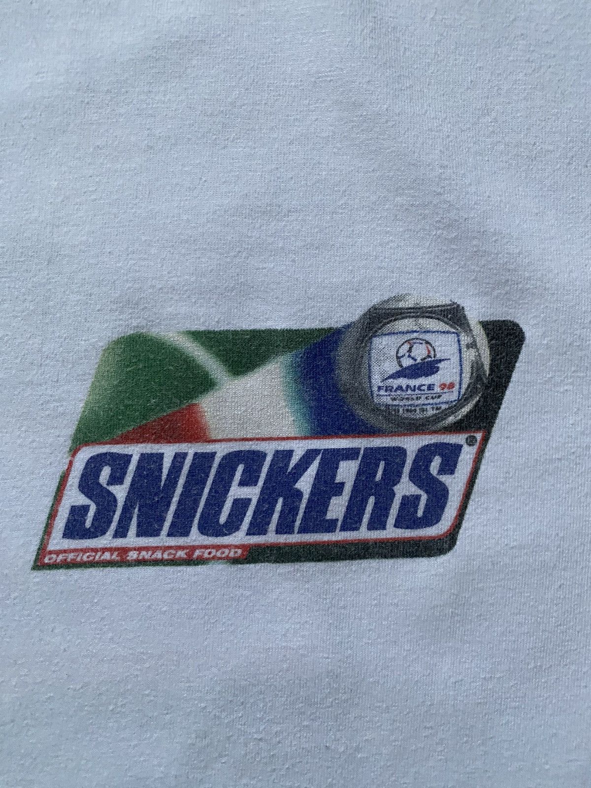 Vintage SNICKERS VINTAGE SHIRT WORLD CU FRANCE 98 Size US L / EU 52-54 / 3 - 2 Thumbnail