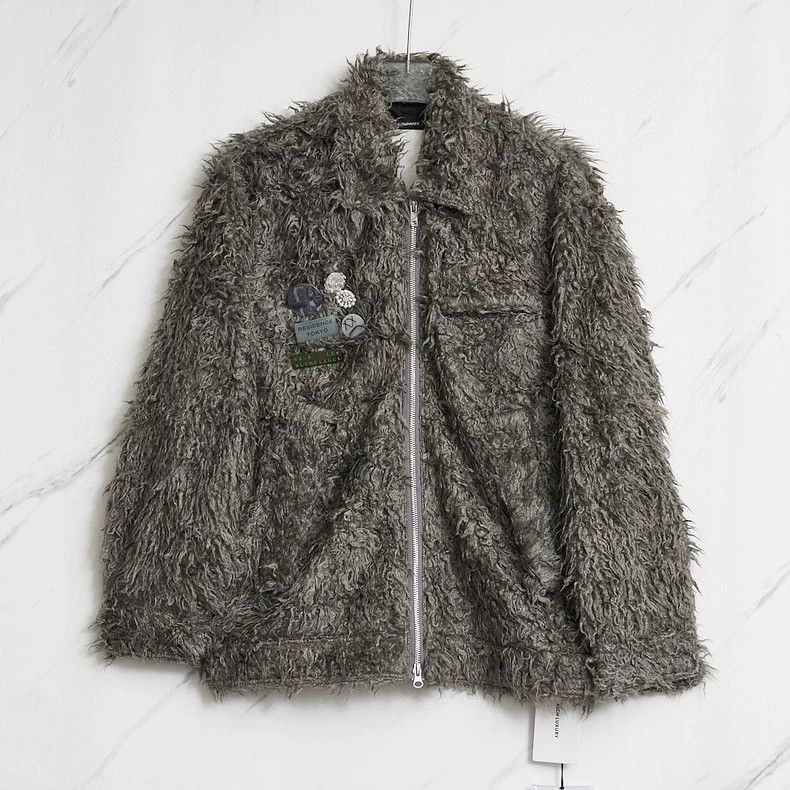 Song For The Mute Song For The Mute unisex sequin badge fleece jacket Size US S / EU 44-46 / 1 - 1 Thumbnail