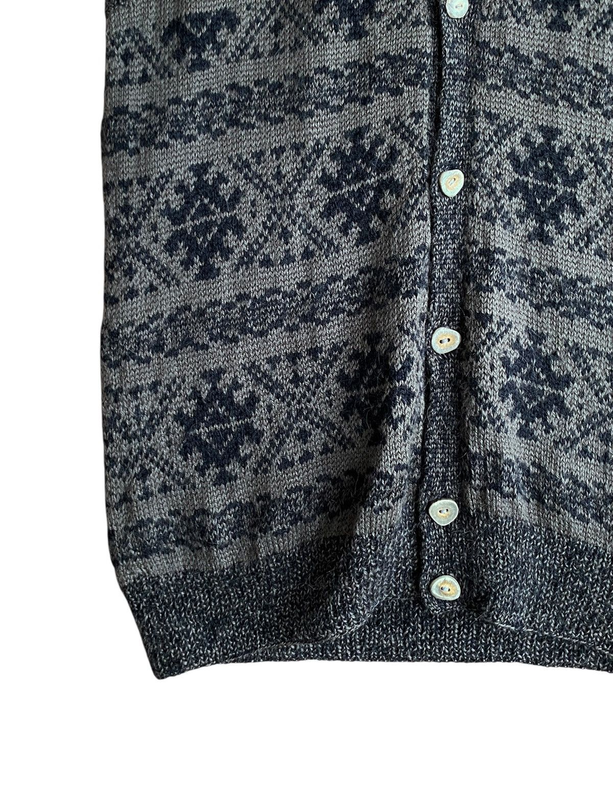 Vintage Vintage Japanese Brand Nando Hand Knitwear Vests 1990s Size US L / EU 52-54 / 3 - 4 Thumbnail