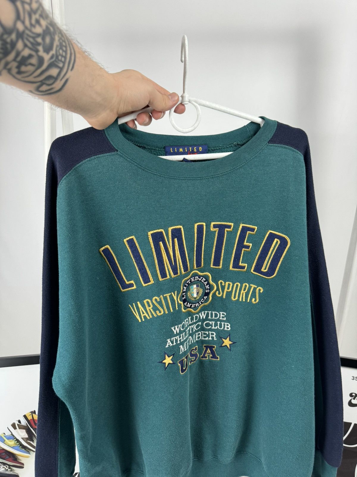 Other Vintage Made in Korea Limited Varsity Sports Athletic USA Size US M / EU 48-50 / 2 - 4 Thumbnail