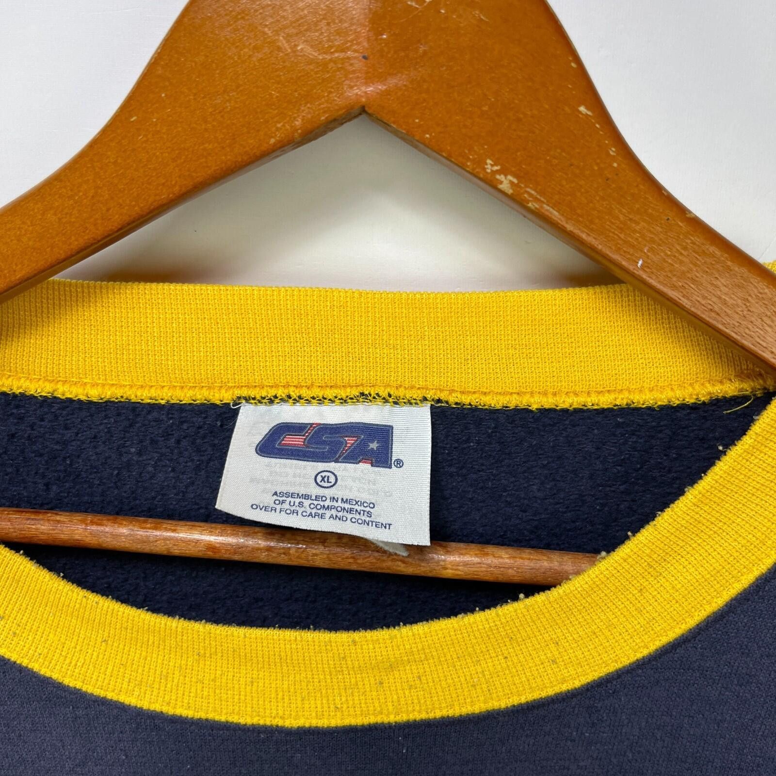 Other Vintage 90s Michigan Wolverines Big Ten Sweatshirt XL Size ONE SIZE - 3 Thumbnail