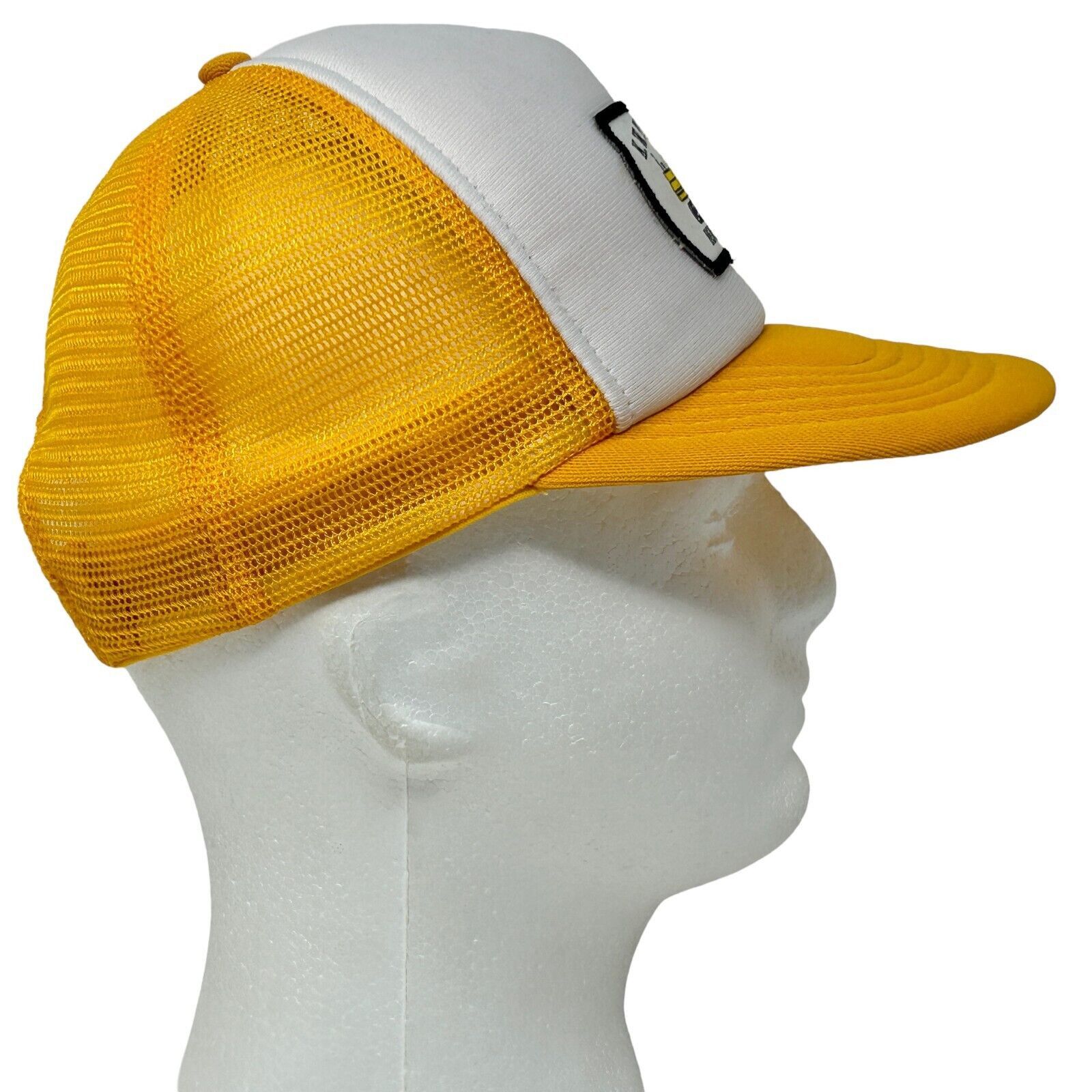 Vintage Vintage 80s KW Pipeline Inc Trucker Hat Baseball Cap Yellow Size ONE SIZE - 8 Thumbnail