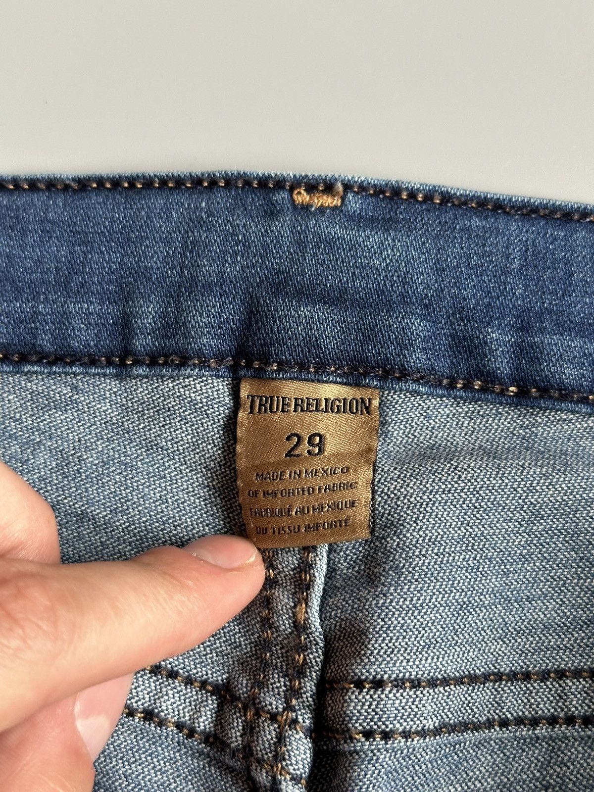 True Religion True Religion Jeans Halle Super Skinny Fit Mid Rise Size 29 Size 29" - 9 Thumbnail