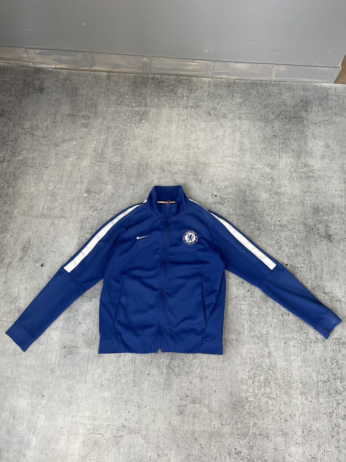 Chelsea Soccer Nike Chelsea Blue Track Training Top Football Soccer Size US M / EU 48-50 / 2 - 7 Thumbnail