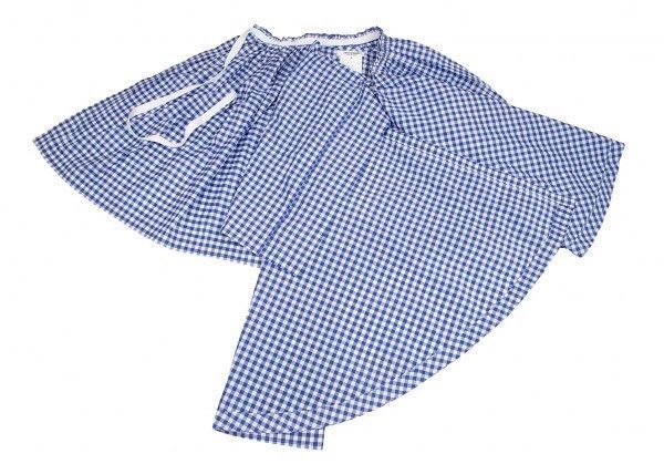 Other Comme Des Garcons Blue Retro Plaid Design Skirt Size M / US 6-8 / IT 42-44 - 7 Thumbnail