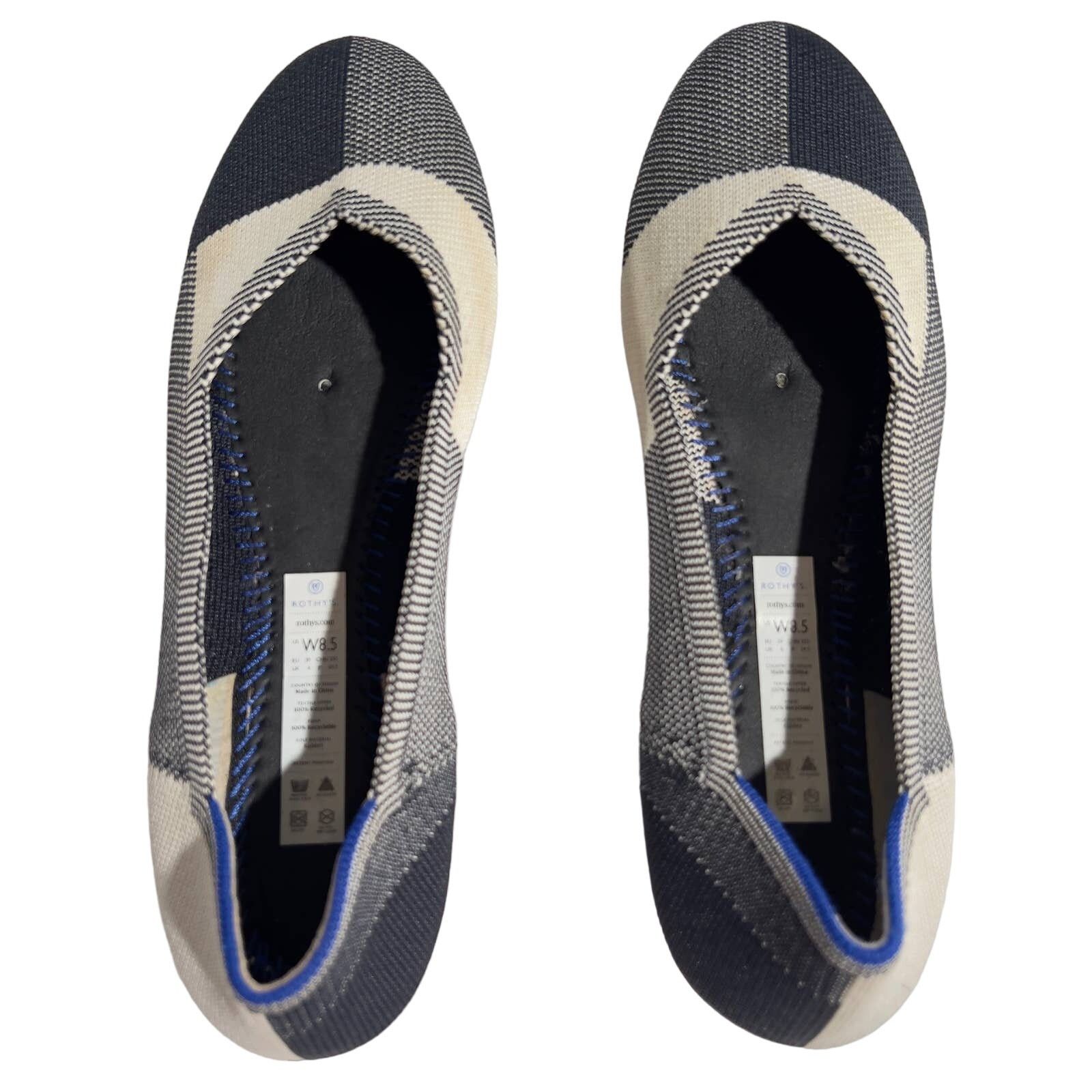 Other Rothy's Captoe Comfort Ballet Flats W8.5 Black NO INSOLES Size US 8.5 / IT 38.5 - 1 Thumbnail