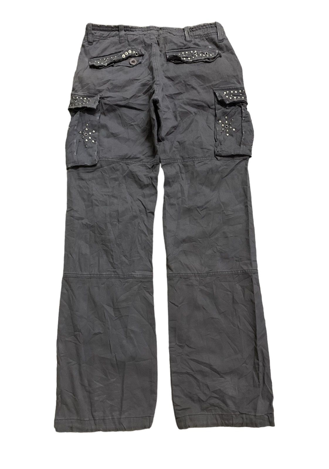 Japanese Brand 💥Japanese Fashion Designer Studs Cargo Pant Size US 30 / EU 46 - 3 Thumbnail