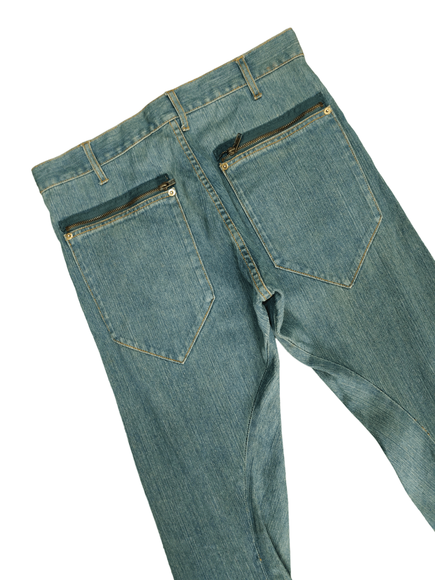 Le Grande Bleu (L.G.B.) Flare Jeans Japan Zipper Faded Boot Cut Y2k Mudmax Lgb Size US 30 / EU 46 - 16 Thumbnail