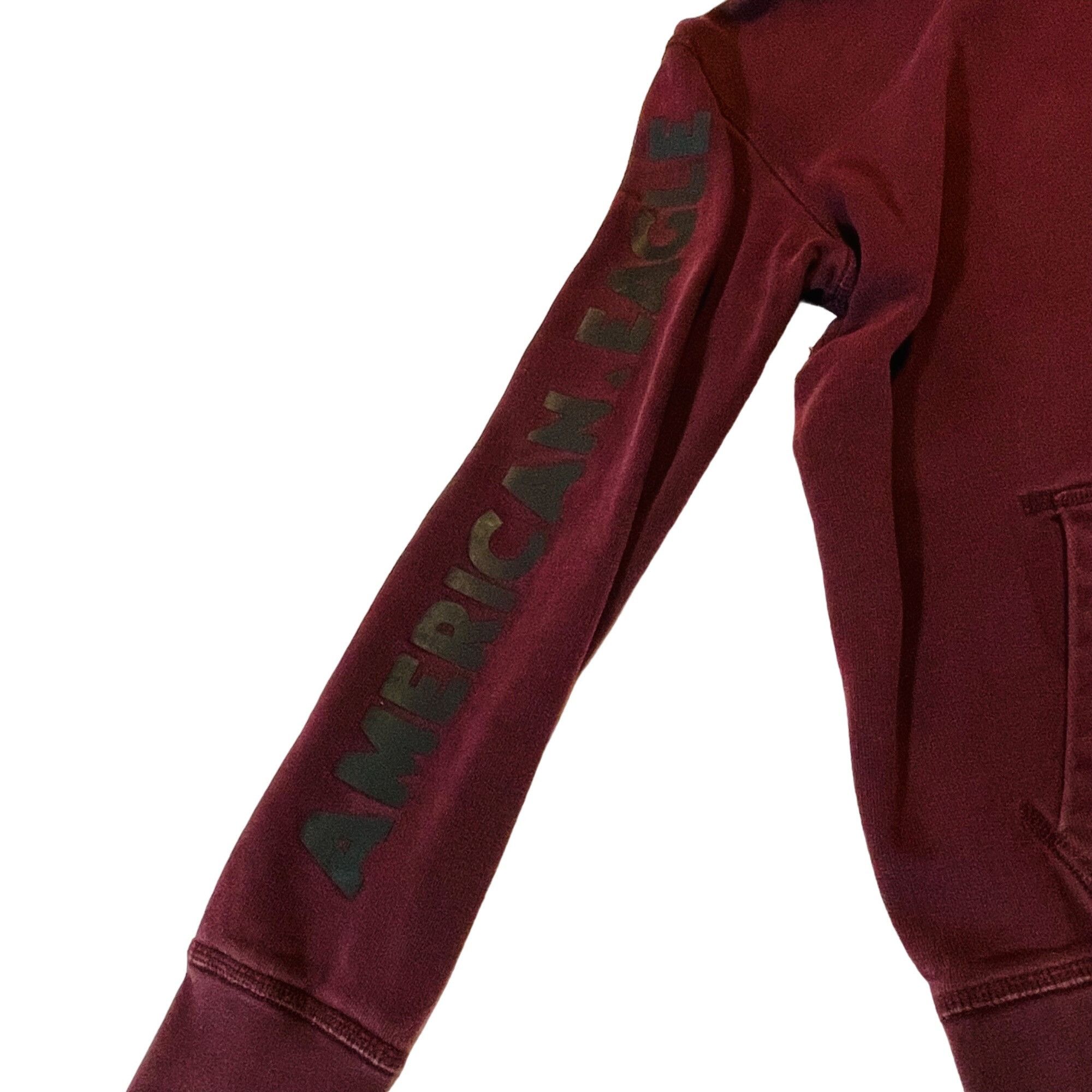 Other American Eagle Burgundy Hoodie Size Mens XS Logo Arms Size US XS / EU 42 / 0 - 13 Thumbnail