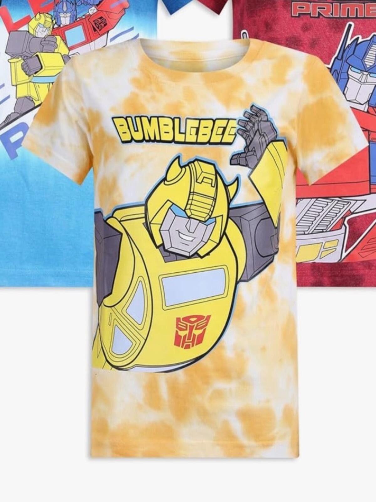 Transformers Transformers / Bumblebee Tie Dye Tee / Yellow / Boys Size US XXS / EU 40 - 7 Thumbnail