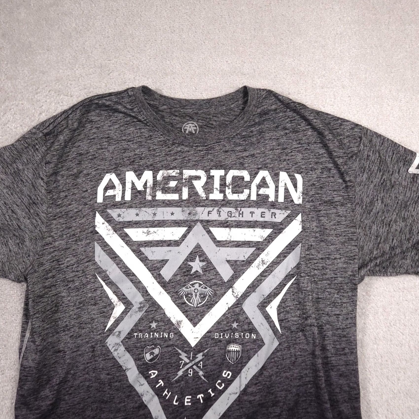 Vintage VINTAGE? No. American Fighter Shirt Mens 3XL Gray Athletic Training Division Graphic Tee Size US XXL / EU 58 / 5 - 3 Thumbnail