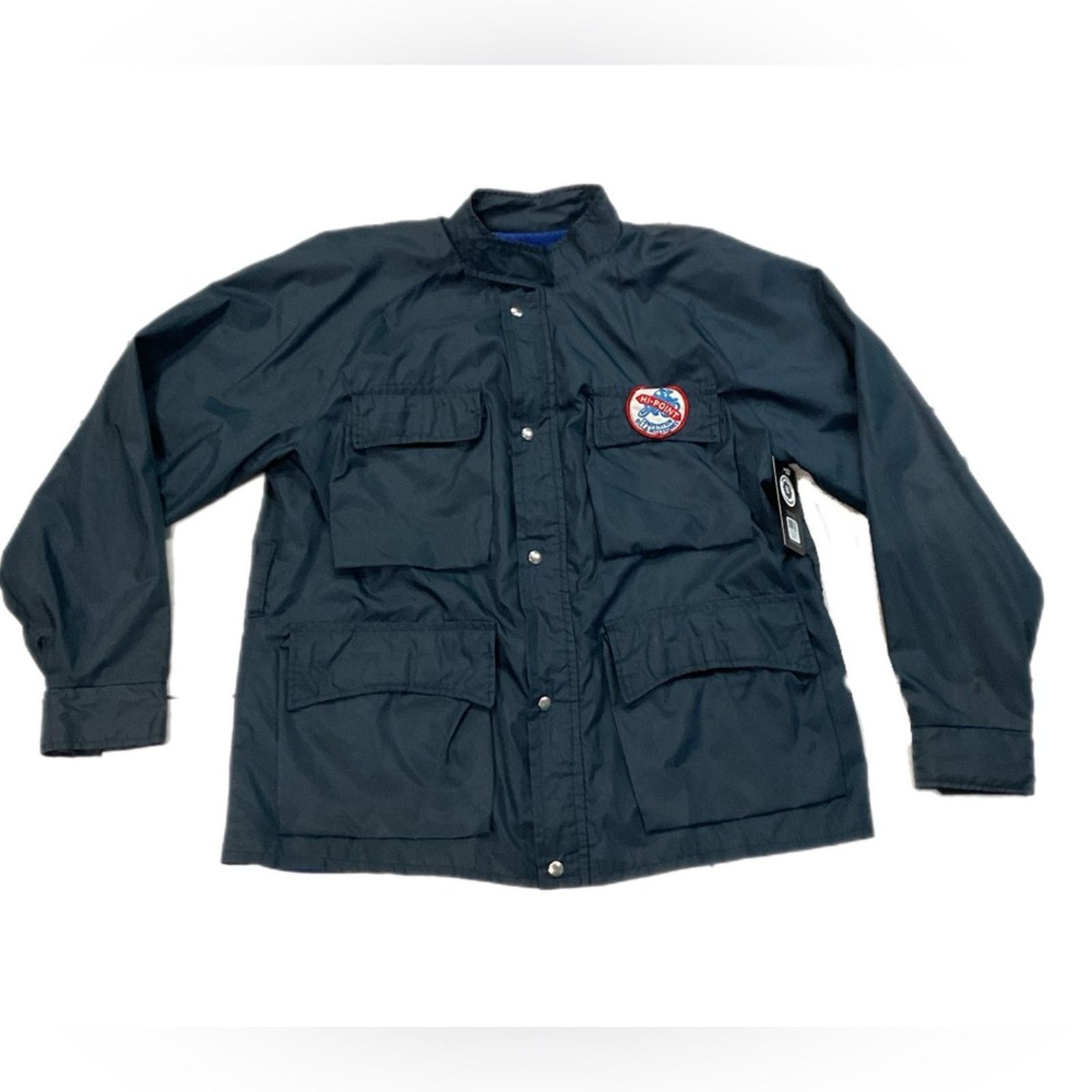 Vintage Vintage 90s Nylon Jacket with Patch Size US XL / EU 56 / 4 - 1 Thumbnail