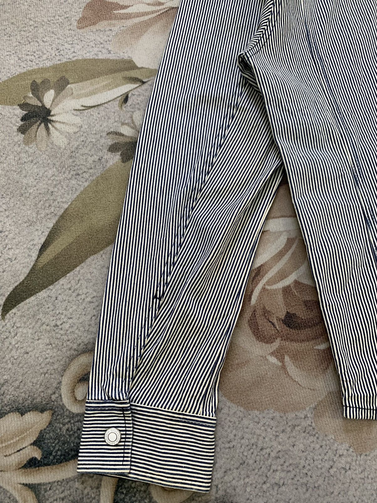 Japanese Brand Hickory Stripes Back Point Jacket Size US M / EU 48-50 / 2 - 9 Thumbnail
