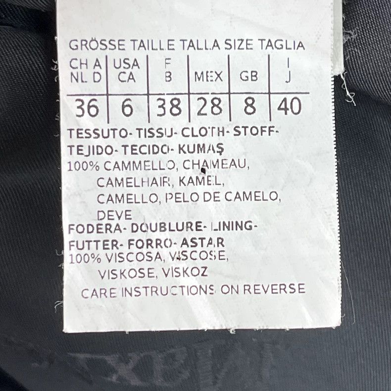 Max Mara Max Mara Black Camel Coat Size L / US 10 / IT 46 - 4 Thumbnail
