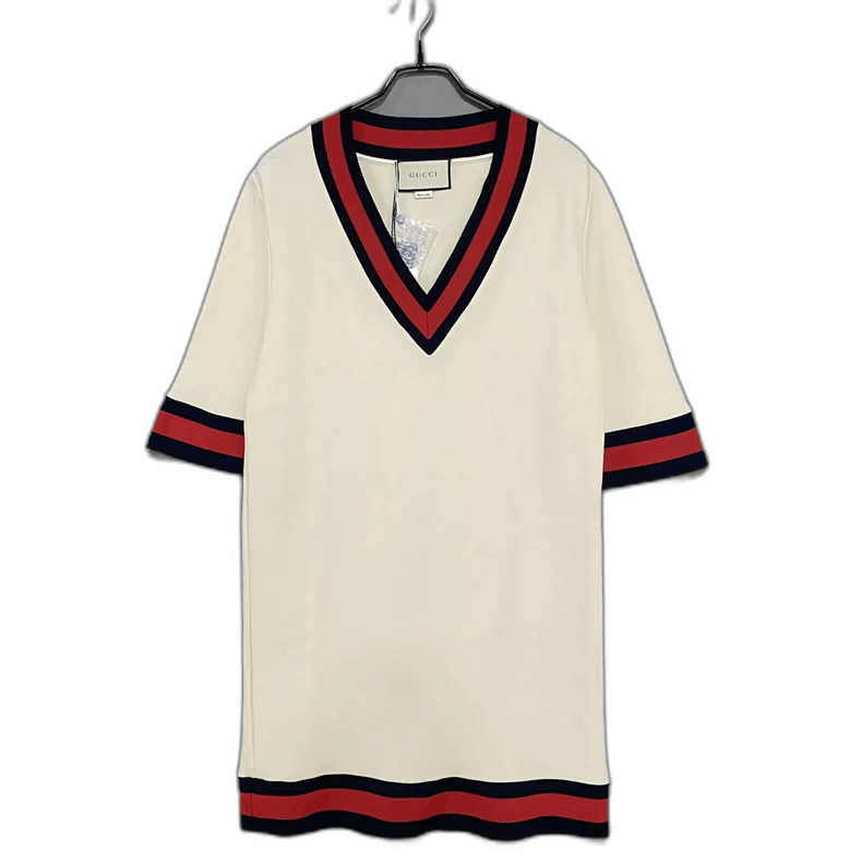 Classic V-Neck Dress by GUCCI