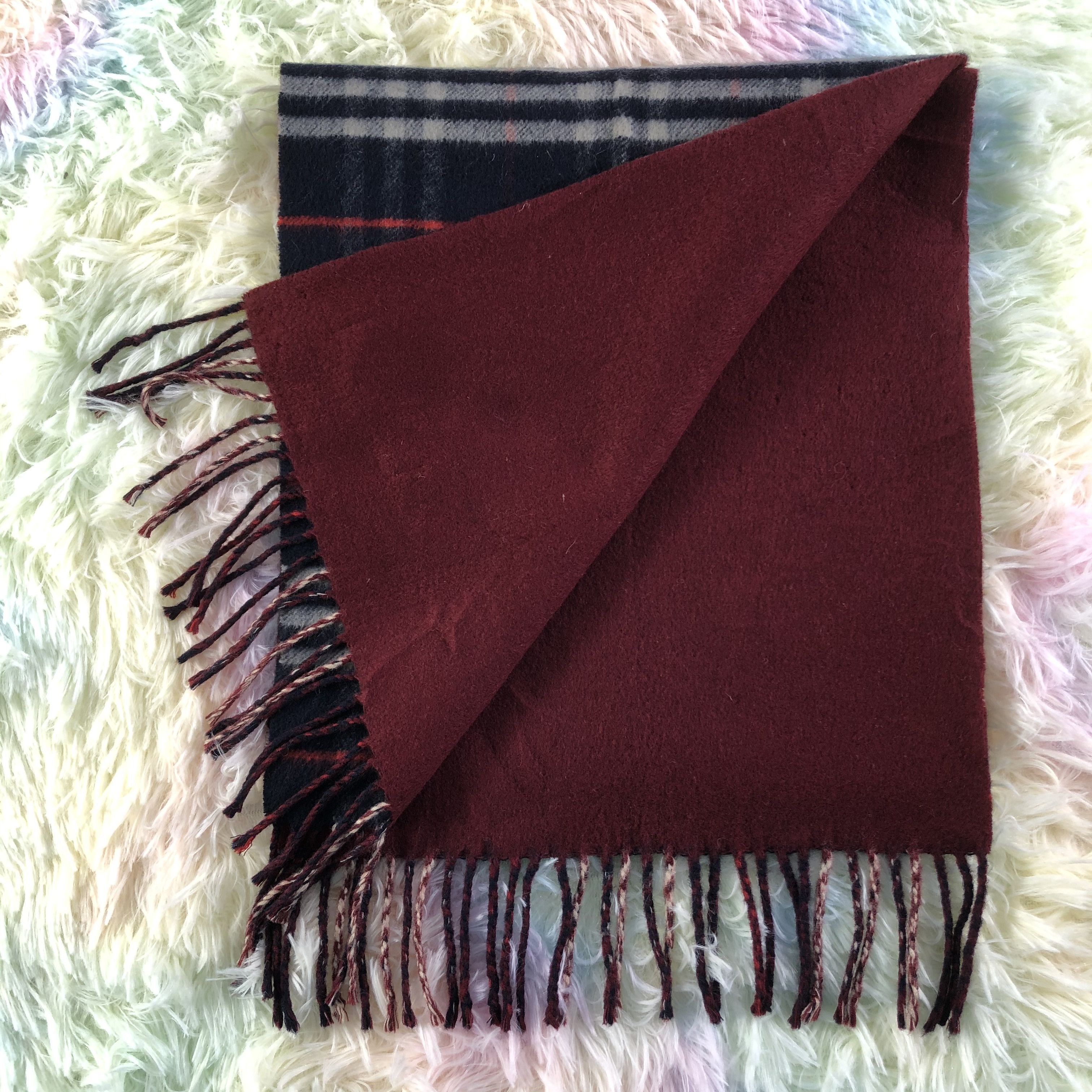 Burberry × Vintage Burberry Scarf / Muffler / Neckwear - KM230 Size ONE SIZE - 8 Thumbnail