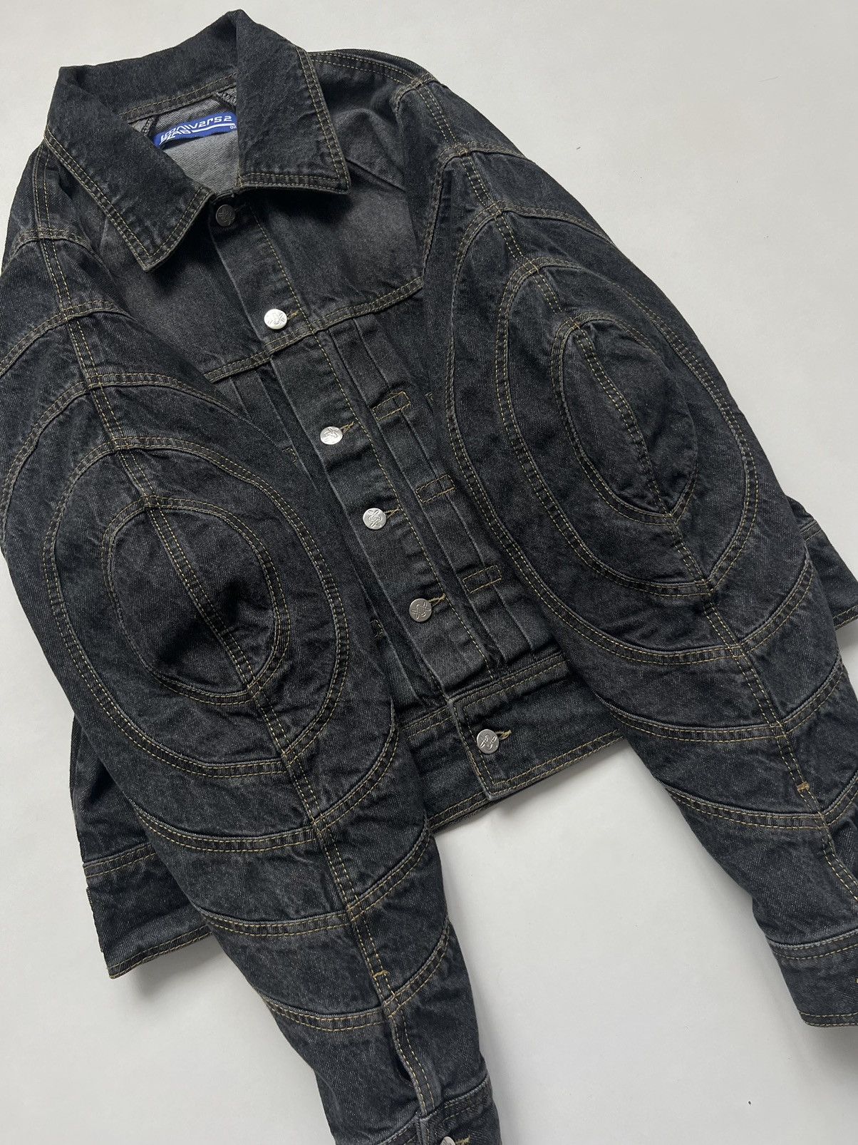 jOONIVERSE LAB 🔥Jooniverse Lab 5 Panels Type-2 Denim Jacket Ash Grey Size US M / EU 48-50 / 2 - 14 Thumbnail