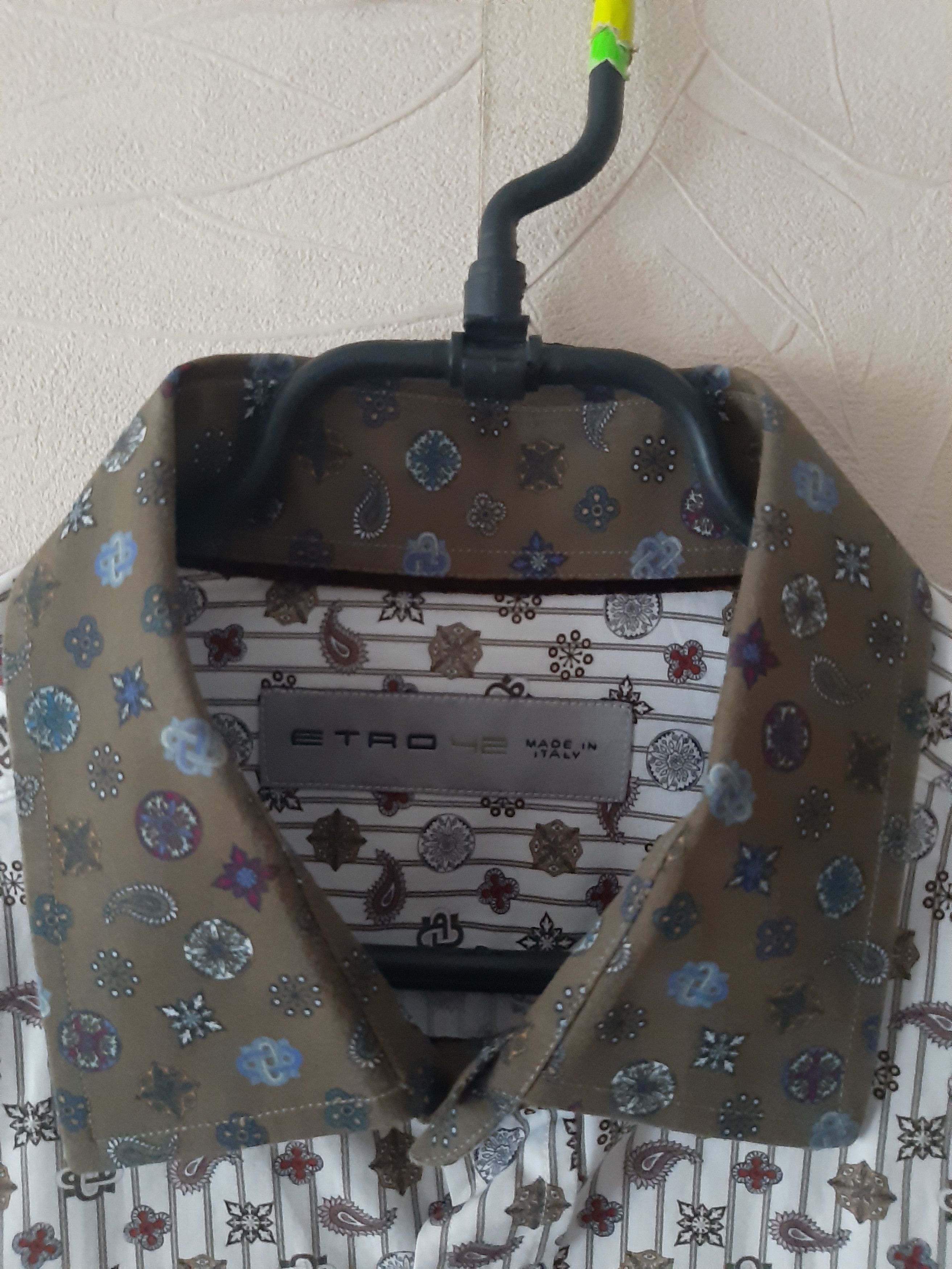 Etro Etro 42 All Over Print Pattern Long Sleeve Button up shirt Size US L / EU 52-54 / 3 - 3 Thumbnail