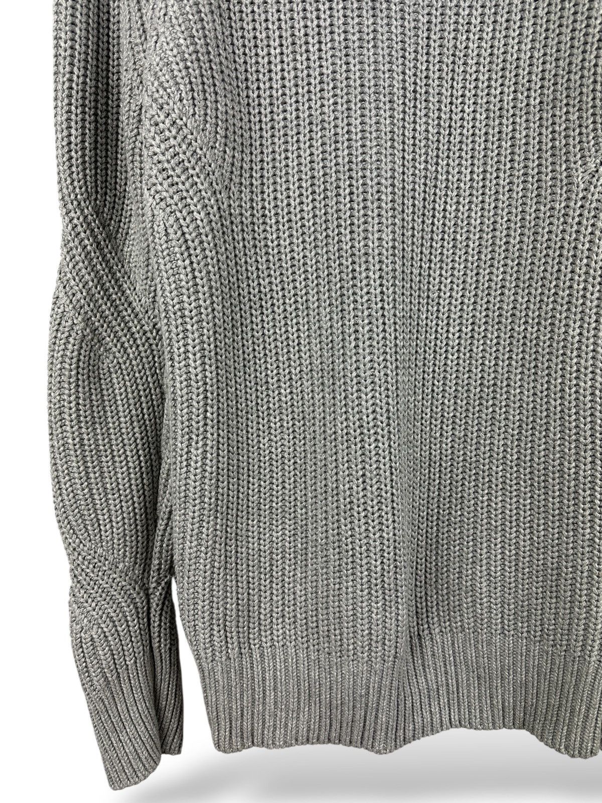 Allsaints Allsaints Moat Crew Neck Chunky Knit Sweater Heavy Grey Size US L / EU 52-54 / 3 - 5 Thumbnail