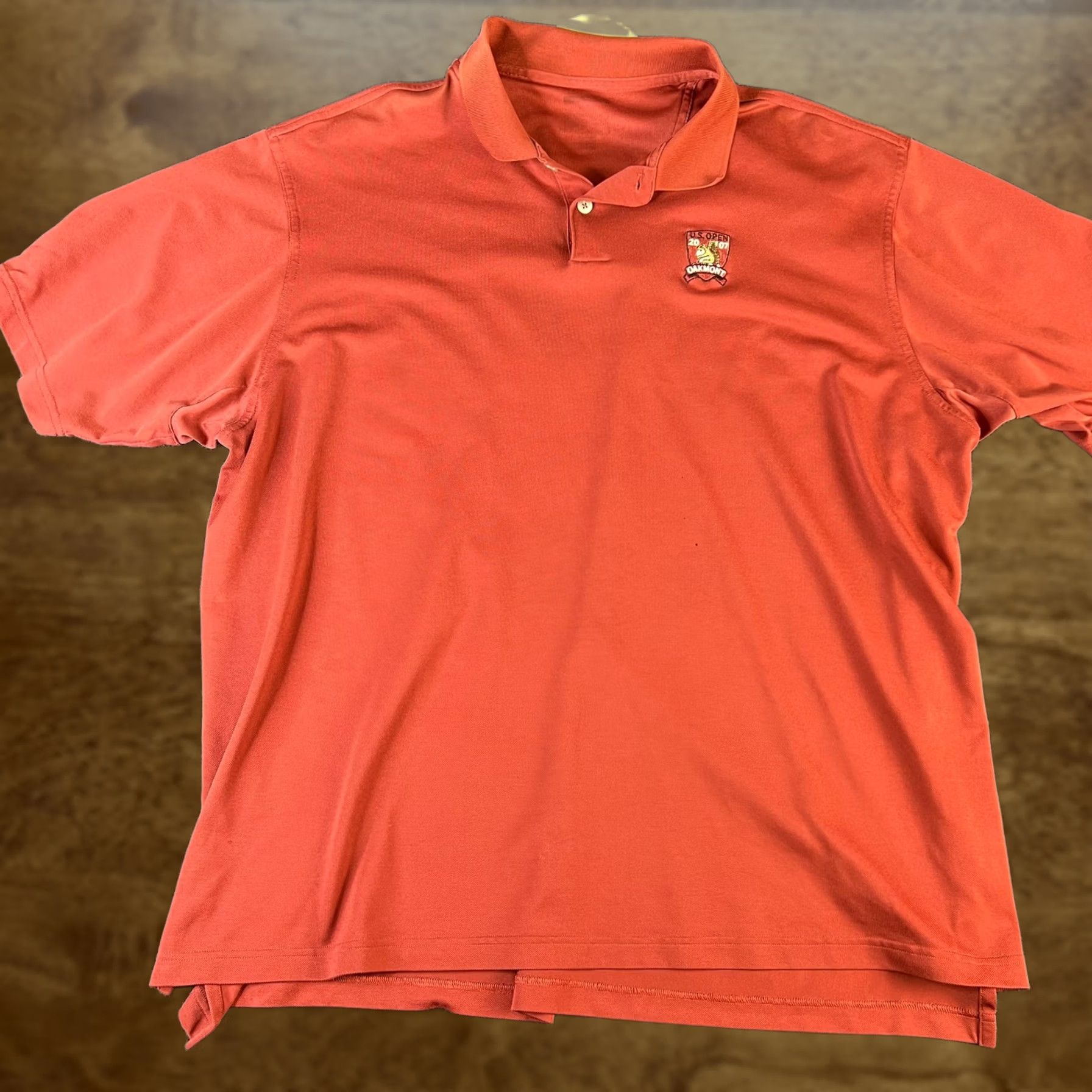 Vintage US Open Golf Polo Shirt Mens Large Red Embroidered Logo Short Sleeve Size US L / EU 52-54 / 3 - 1 Thumbnail