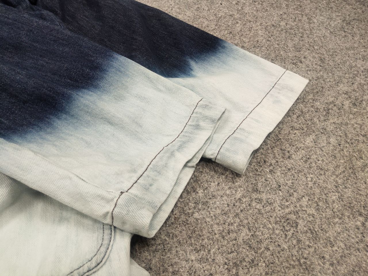 Vintage Humility 1949 Design Long Cardigan Gradient Blue denim Size L / US 10 / IT 46 - 9 Thumbnail